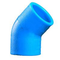 PE對接45度彎頭(藍)